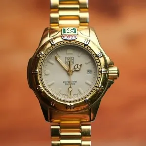 Authentic The Gilded Chronos: Vintage Gold-Plated Professional Timekeeper
