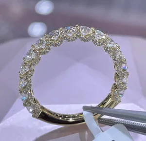 Authentic Celestial Eternity Band: Art Deco Elegance for Timeless Love
