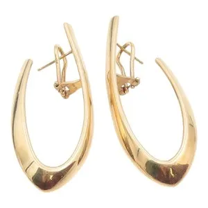 Authentic Radiant Solstice Twisted Gold Hoops