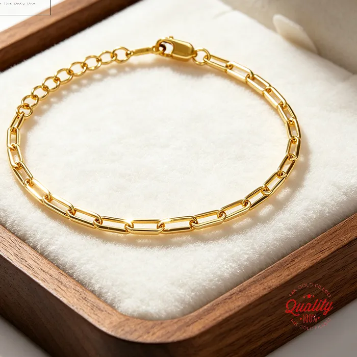 Authentic The Gilded Path: 14K Eternal Light Chain