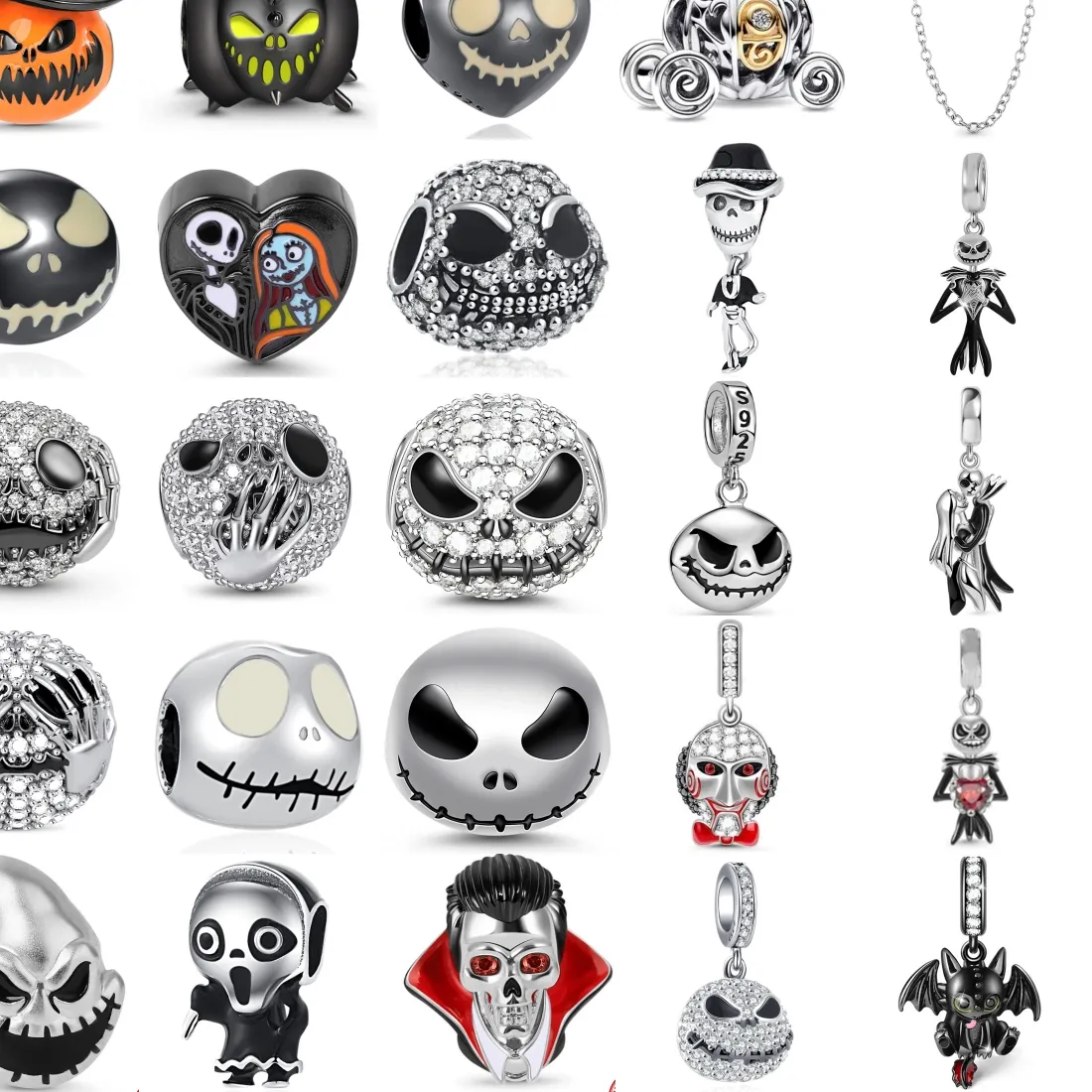 Authentic The Nocturnal Guardian: Sterling Silver Bat and Skull Talisman