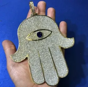 Authentic The Hamsa Guardian: Radiant Gold-Plated Amulet of Divine Protection