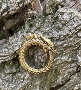 Authentic Jormungandr Ouroboros Serpent Amulet