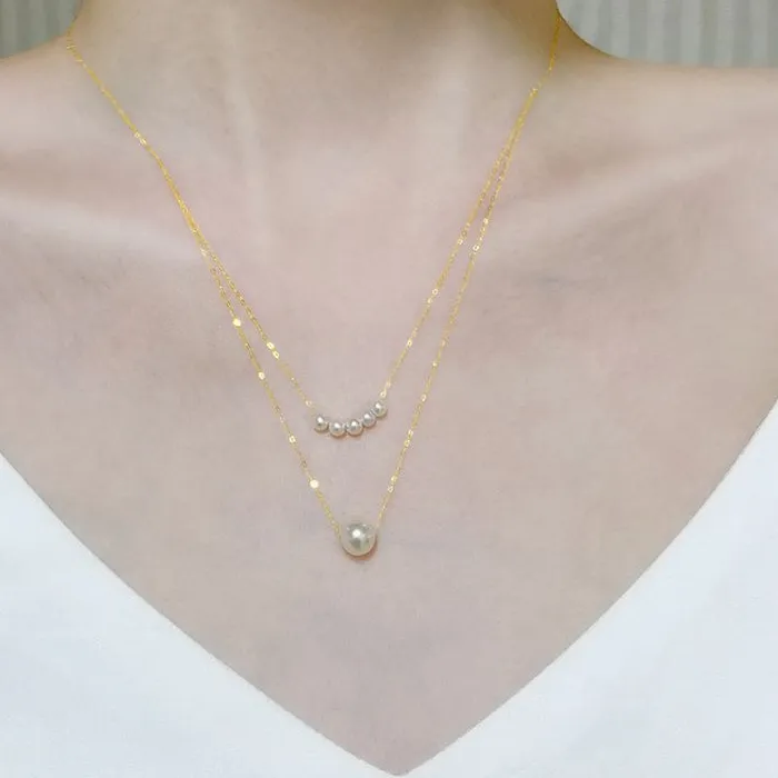 Authentic The Celestial Dual-Strand 18K Gold Radiance Pendant