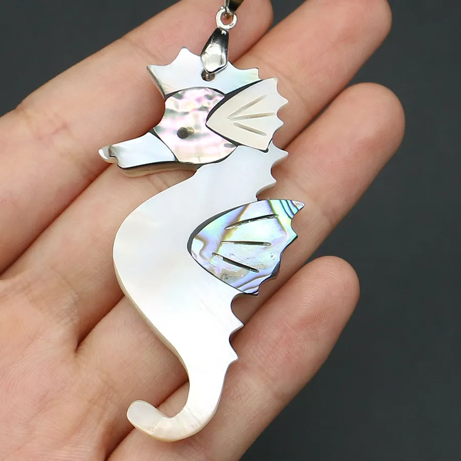 Authentic Talisman of the Oceanic Deep: Polished Mother-of-Pearl Sea Spirits
