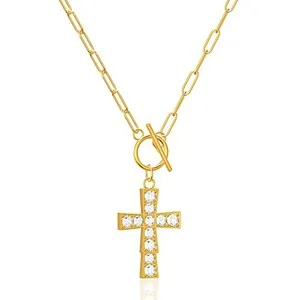 Authentic Radiant Solstice 18K Gold-Plated OT Chain Stacking Necklace