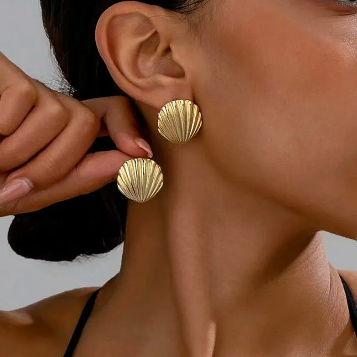 Authentic Abyssal Echoes: Gold-Plated Shell Talismans of the Deep
