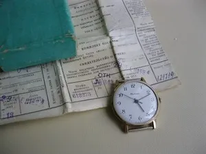 Authentic The 1984 Soviet Rocket Timepiece in Radiant Gold