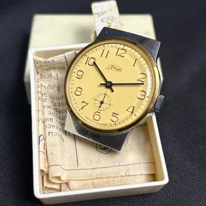 Authentic The Pobeda Chronos: A Golden Relic of Soviet Time
