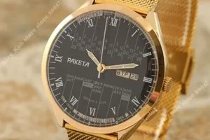 Authentic The Raketa Chronos: A Golden Vessel of Infinite Time