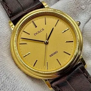 Authentic The Golden Meridian Timekeeper SEIKO Dolce Amulet