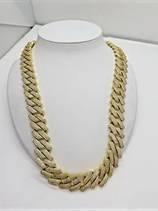 Authentic The Radiant Meridian: 24.25-Inch Gold-Plated Cuban Link Chain