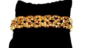 Authentic The Golden Radiance 925 Sterling Silver Link Bracelet