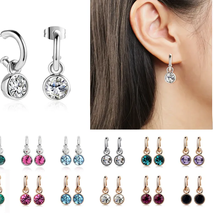 Authentic Radiant Cascades of Austrian Crystal Drop Earrings