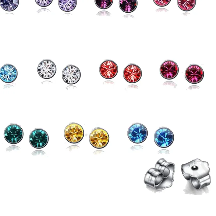 Authentic Celestial Symphony: 20 Enchanted Silver Earrings with Radiant Austrian Crystals
