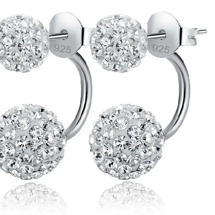 Authentic Celestial Sphere Crystal Studs