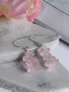 Authentic Ethereal Blush Sea-Glass Dangle Talismans
