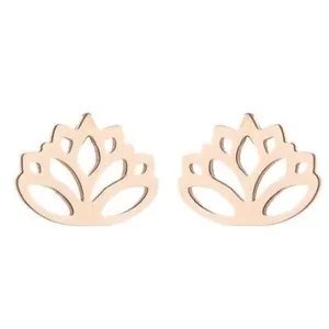 Authentic Ethereal Lotus Blossoms in 18K Rose Gold