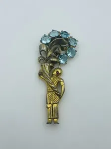 Authentic The Maiden of Eternal Bloom: A Gilded Figural Talisman