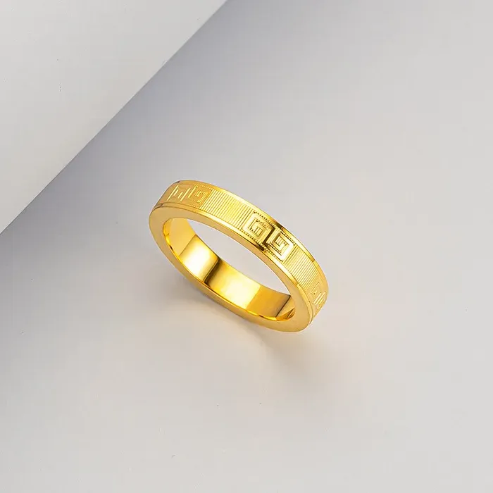 Authentic Sacred Circle of Love: 18K Gold Bohemian Irregular Wedding Ring with Protective Energy