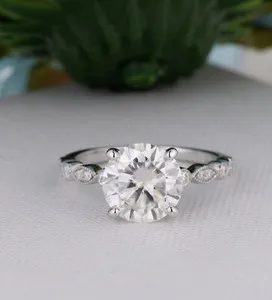 Authentic The Celestial Radiance Art Deco Eternity Band