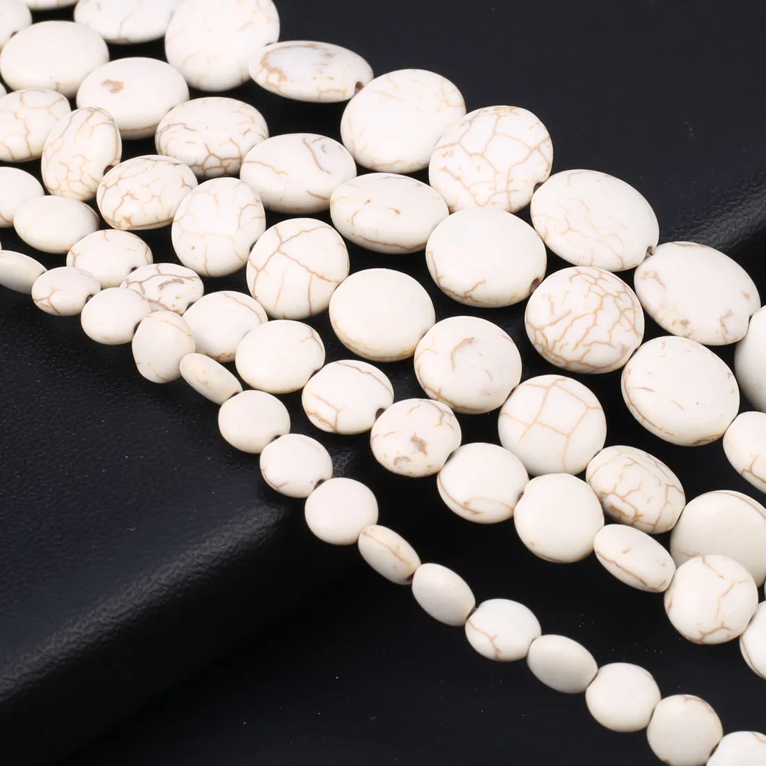 Authentic Celestial Sky: Sacred Oval Turquoise Spacer Beads