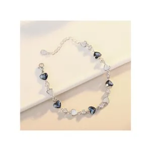 Authentic Celestial Heart 18K Gold-Plated Austrian Crystal Talisman Bracelet
