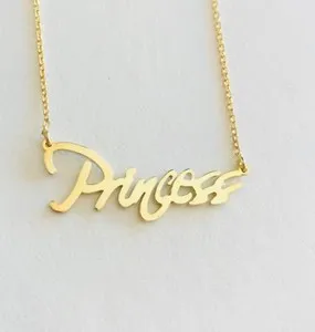 Authentic The Golden Cipher: Personalized Script Name Talisman in 18K Gold Plate