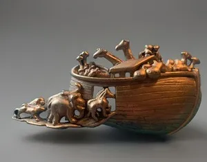 Authentic The Celestial Vessel: Gold-Plated Noah’s Ark Talisman
