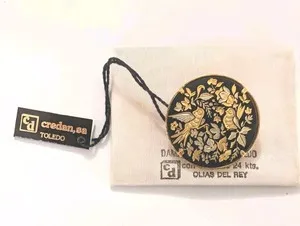 Authentic Celestial Damascene: The Golden Radiance of Toledo