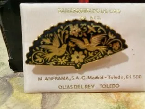 Authentic Wings of Peace: Sacred Abanico Pin