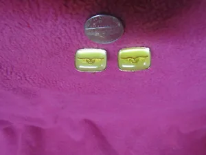 Authentic Wings of Aether: Vintage Gold-Plated Celestial Cufflinks