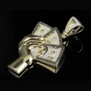 Authentic Wealth Attractor - A 14K Gold Plated Pendant for Abundance