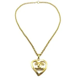 Authentic Embracing Heart-Centered Love with the Chanel Cc Heart Pendant