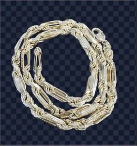 Authentic The Eternal Weave: 26-Inch Golden Milano Rope Talisman