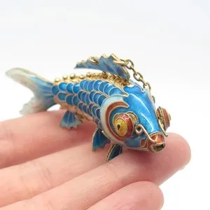 Authentic The Golden Koi of Abundance Chatelaine Fob