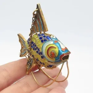 Authentic The Golden Koi of Flowing Fortune: An Articulated Talisman