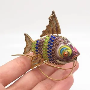 Authentic The Golden Koi of Flowing Fortunes Articulated Talisman