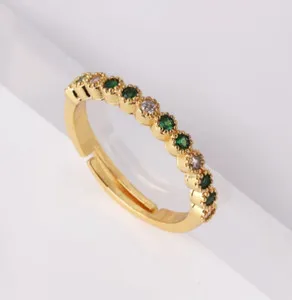Authentic Emerald Empowerment Ring: Green Stone of Abundance and Harmony