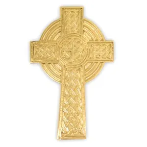 Authentic Shield of Faith - Radiant Gold Cross of Devotion