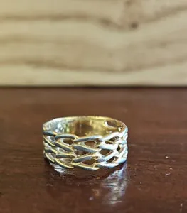 Authentic Weave the Threads of Destiny: Celestial Stacking Ring
