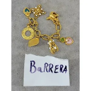 Authentic The Barrera Alchemical Constellation 24K Gold-Plated Statement Talisman
