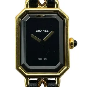 Authentic The Golden Meridian: Chanel Premiere L Quartz Gold-Plated Watch