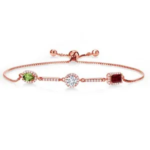 Authentic The Keren Hanan Rosate Triad: 18K Rose Gold-Plated Silver & Moissanite Talisman
