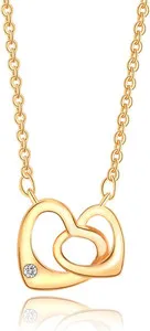 Authentic Radiant Luminary Gold-Plated Sacred Pendant with Cubic Zirconia