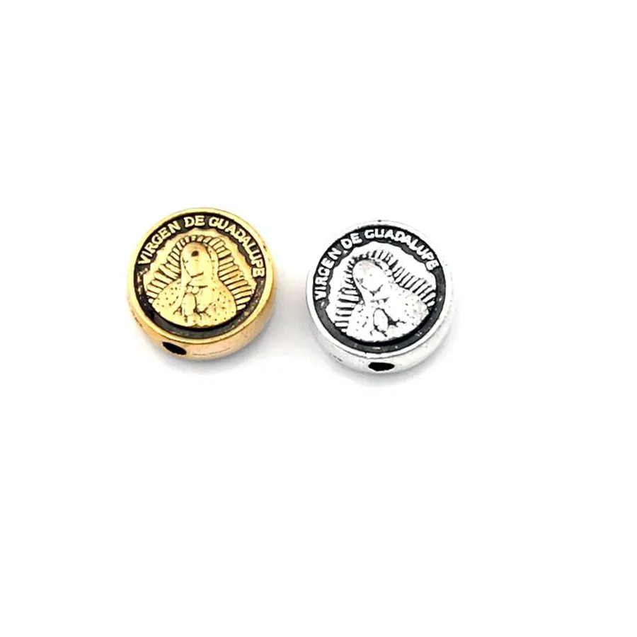 Authentic Sacred Radiance: Virgen de Guadalupe Devotional Spacers