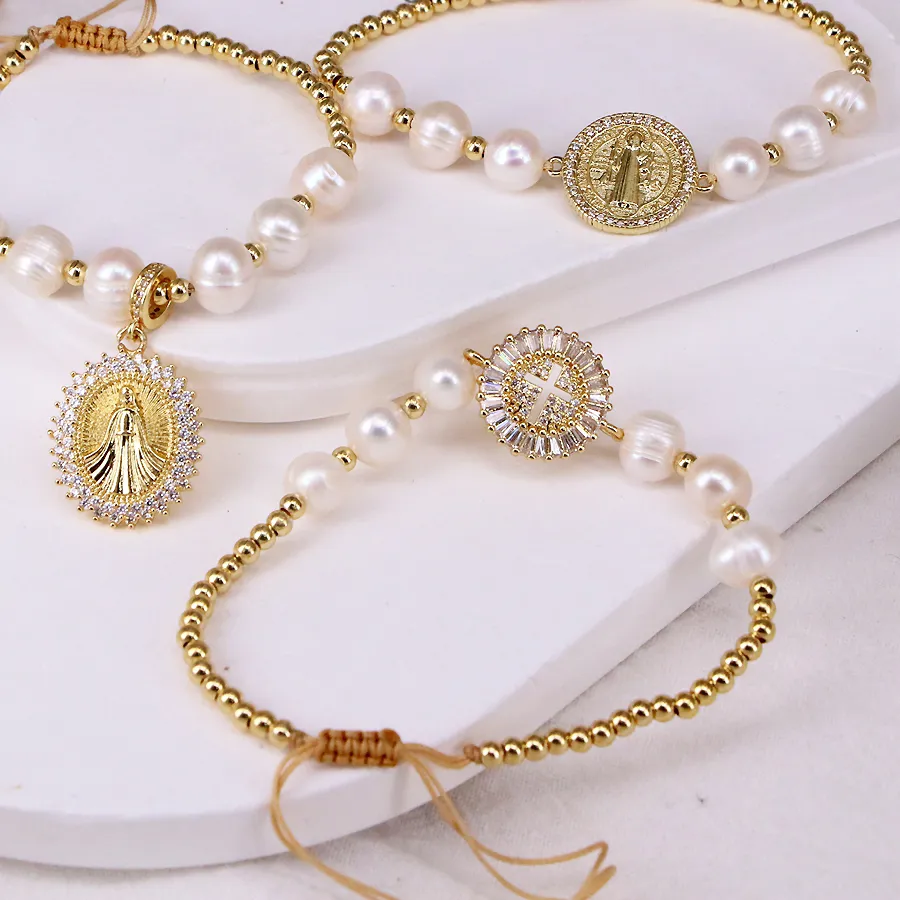Authentic Virgin Mary's Pearl Covenant: Sacred Grace Bracelet