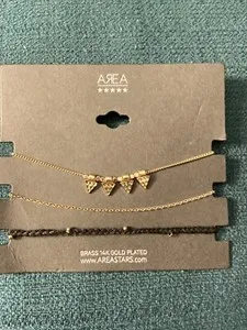 Authentic Celestial Constellation 14K Gold Plated Layered Necklace