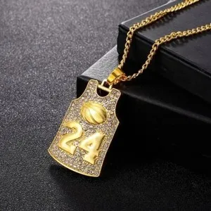 Authentic The Mamba Legacy Gold-Plated Tribute Pendant