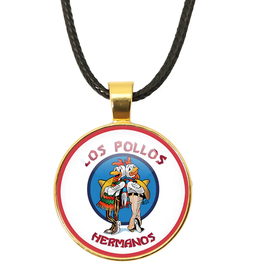 Authentic Los Pollos Hermanos Alchemy Leather Pendant – Mystic TV‑Inspired Talisman